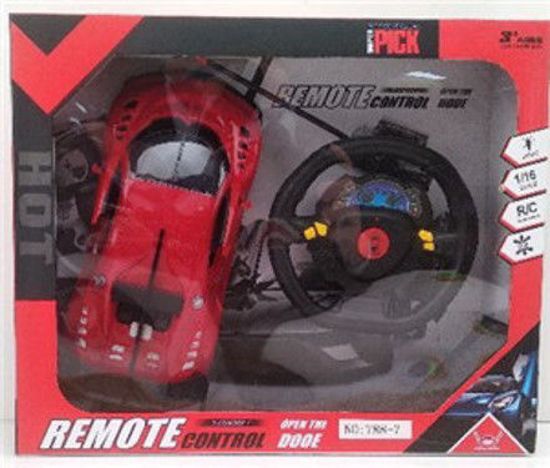 Picture of Zita Toys Τηλεκατευθυνόμενο Αυτοκίνητο Κόκκινο Με Φώτα Και Τιμόνι