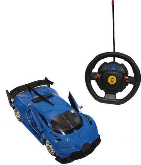 Picture of Zita Toys Τηλεκατευθυνόμενο Αυτοκίνητο Μπλε Με Φώτα Και Τιμόνι