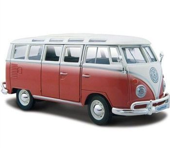 Picture of Bburago Volkswagen Van "Samba" Κόκκινο 1/32