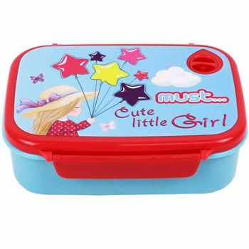 Picture of Must Πλαστικό Παιδικό Σετ Φαγητού Cute Little Girl 0.8lt Γαλάζιο