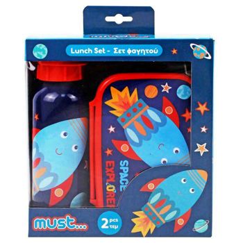 Picture of Must Πλαστικό Παιδικό Σετ Φαγητού Πολύχρωμο "Must Space Explorer" 0.8lt