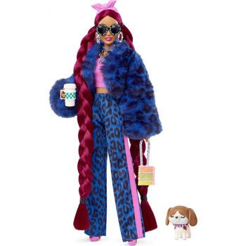 Picture of Mattel Barbie Extra Blue Leopard Track Suit (HHN09)