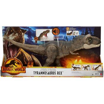 Picture of Mattel Jurassic World T-Rex 'Χτυπάει Και Καταβροχθίζει' Με Ήχους (HDY55)