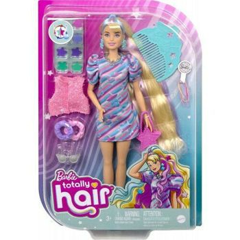 Picture of Barbie Totally Hair Barbie Doll Stars (HCM88)