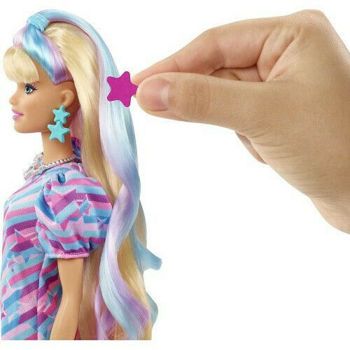 Picture of Barbie Totally Hair Barbie Doll Stars (HCM88)