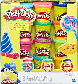 Picture of Hasbro Play-Doh 12 Βαζάκια Πλαστελίνης Celebration Party Pack