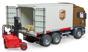 Picture of Bruder Σετ Φορτηγό Scania R-Series UPS Logistics (53x27εκ.)
