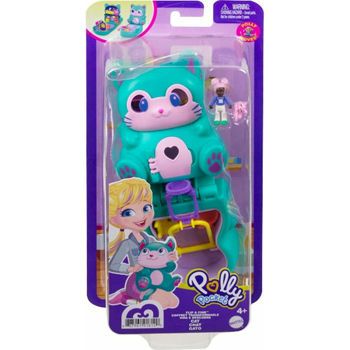 Picture of Polly Pocket Μίνι Σετάκια Flip And Reveal Cat Πράσινο (GTM61)
