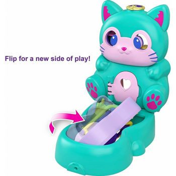 Picture of Polly Pocket Μίνι Σετάκια Flip And Reveal Cat Πράσινο (GTM61)