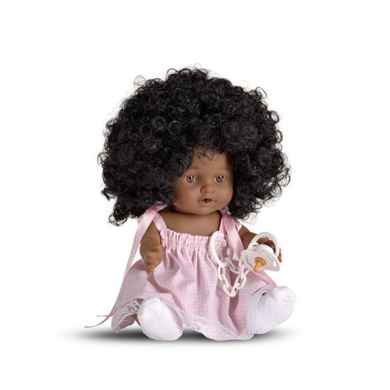 Picture of Lamagik Magic Baby Χειροποίητη Κούκλα My Baby Άφρο Μαλλιά Με Πιπίλα