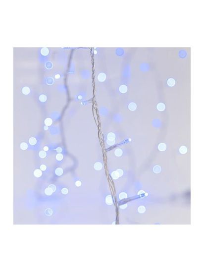 Picture of Eurolamp Χριστουγεννιάτικα Λαμπάκια Σειρά Με Διάφανο Καλώδιο 100 Μπλε LED 3mm (ΙΡ44 600-11322)