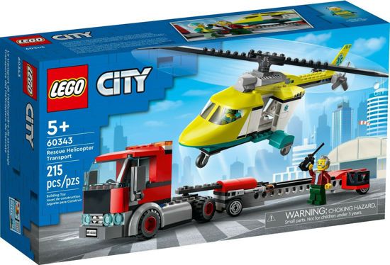 Picture of Lego City Μεταφορικό Ελικοπτέρου Διάσωσης (60343)