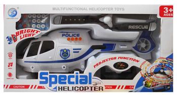 Picture of Zita Toys Ελικόπτερο Άσπρο Με Πολλαπλές Λειτουργίες Και Χειριστήριο Υπέρυθρων