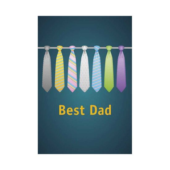 Picture of Ευχετήριο Καρτάκι Γραβάτες 'Best Dad' (11x7.5εκ.)