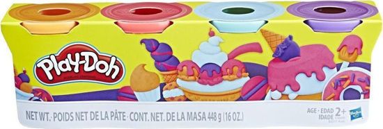 Picture of Hasbro Play-Doh 4 Βαζάκια Πλαστελίνης (E4869)