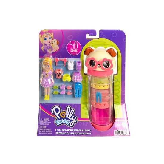 Picture of  Polly Pocket  Style Spinner Fashion Closet Dog  (HKW06)