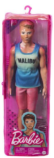 Picture of Barbie Ken Fashionistas #192 Blue Ombre Malibu Tank Red Shorts Vitiligo (HBV26).