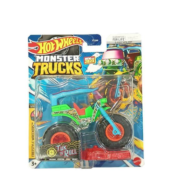 Picture of Mattel Hot Wheels Όχημα Monster Truck Tuk 'N' Roll (HKM38)