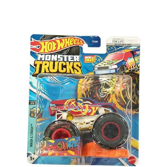Picture of Mattel Hot Wheels Όχημα Monster Truck Super Demo Ace (HLT05)