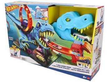 Picture of Hot Wheels City T-Rex Chomp Down Playset (HKX42)