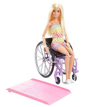 Picture of Barbie Fashionistas Με Αναπηρικό Αμαξίδιο Blonde (HJT13)