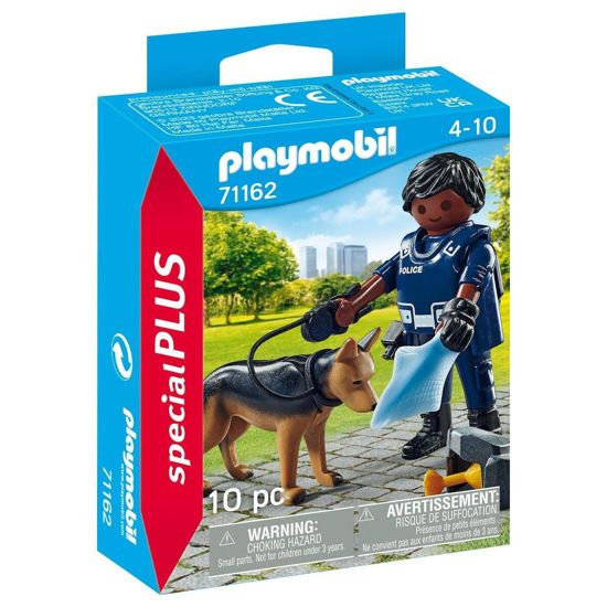 Picture of Playmobil Special Plus Αστυνομικός Με Σκύλο-Ανιχνευτή (71162)