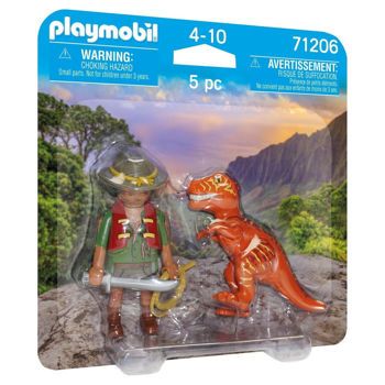 Picture of Playmobil Duopack Εξερευνητής Και T-Rex (71206)