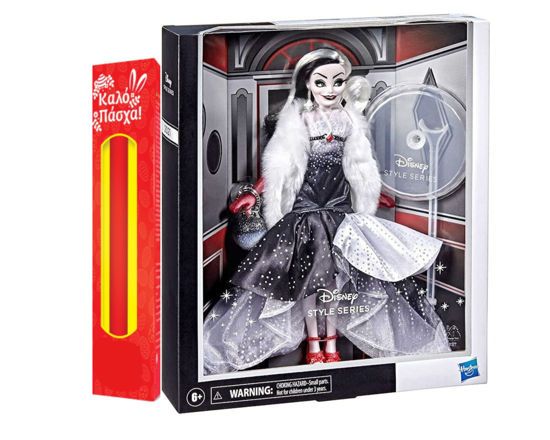 Picture of Παιχνιδολαμπάδα Hasbro Συλλεκτική Κούκλα Villains Style Series Cruella De Vil (F3263)