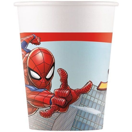 Picture of Procos Ποτήρια Spiderman Crime Fighter 200ml 8τεμ. (93864)