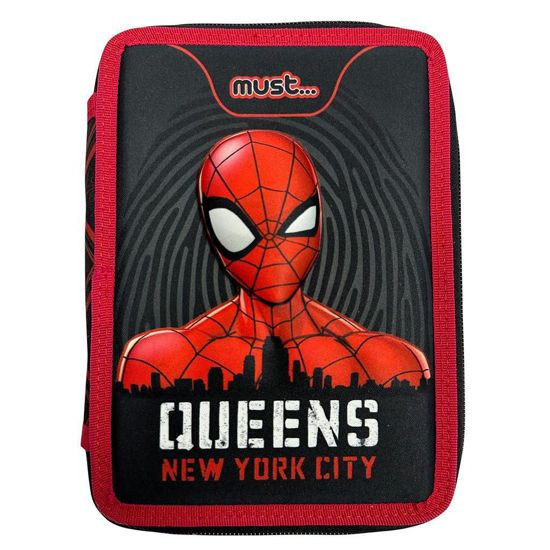 Picture of Must Κασετίνα Διπλή Γεμάτη Spiderman Queens New York City
