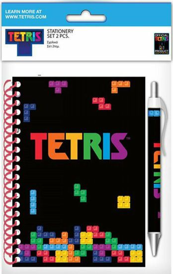 Picture of Σημειωματάριο Με Στυλό Tetris 10x15εκ.