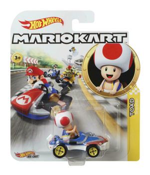 Picture of Mattel Hot Wheels Αυτοκινητάκια Mario Kart Toad (GBG30)
