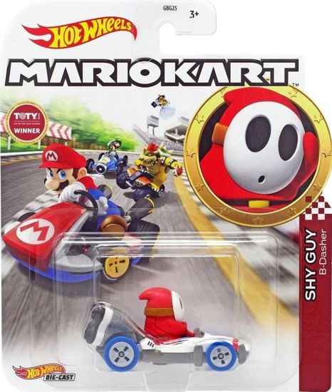 Picture of Hot Wheels Αυτοκινητάκια Mario Kart Shy Guy (GJH61)