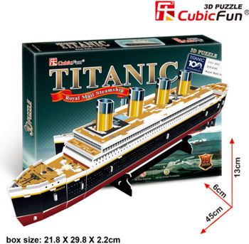 Picture of Cubic Fun 3D Puzzle Titanic 35 Κομμάτια