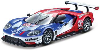Picture of Bburago Race 2017 Ford GT Race Car