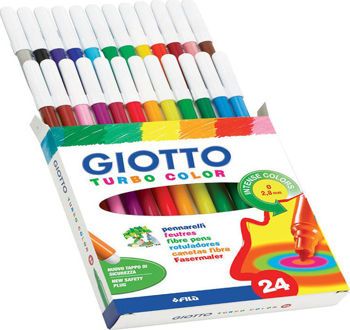 Picture of Giotto 24 Μαρκαδόροι Turbo Color Πλενόμενοι
