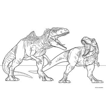 Picture of Μπλοκ Ζωγραφικής Mε Αυτοκόλλητα Jurassic World 40Φ (23x33εκ.)