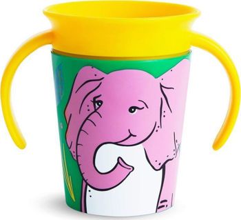 Picture of Munchkin Miracle Trainer Cup Elephant Ποτήρι Εκπαιδευτικό 177ml
