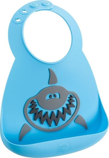 Picture of Make My Day Baby Bib Σαλιάρα Σιλικόνης Shark