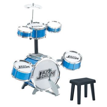 Picture of Zita Toys Drums Με 6 Τύμπανα Σκαμπό και Αξεσουάρ