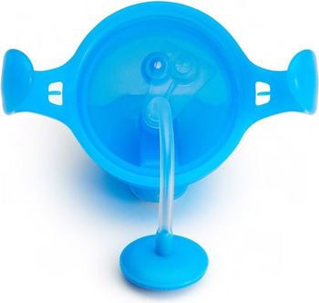 Picture of Munchkin Παιδικό Ποτηράκι με Λαβές και Καλαμάκι "Click Lock" από Πλαστικό Μπλε 207ml