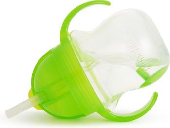 Picture of Munchkin Παιδικό Ποτηράκι με Λαβές και Καλαμάκι "Click Lock" από Πλαστικό Πράσινο 207ml