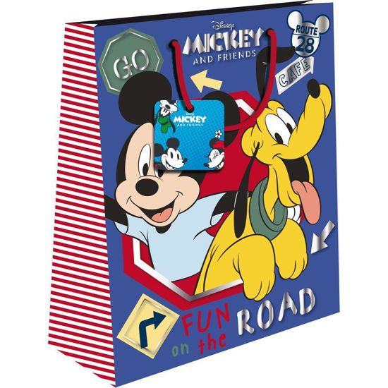 Picture of Σακούλα Δώρου Χάρτινη Mickey Mouse με Foil 33x12x45εκ.