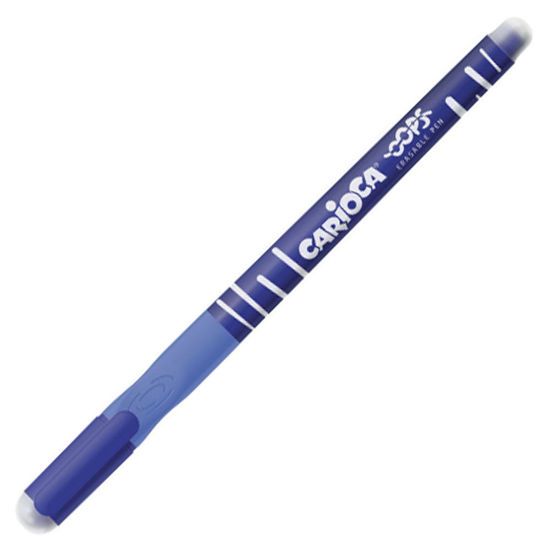 Picture of Carioca Στυλό Ballpoint 0.7mm με Μπλε Mελάνι & Γόμα Τζελ
