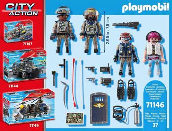 Picture of Playmobil City Action Ομάδα Ειδικών Δυνάμεων (71146)
