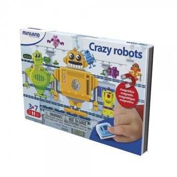 Picture of Miniland Stem by Step Μαγνητικό Παιχνίδι Crazy Robots