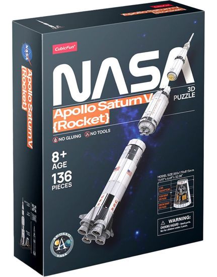 Picture of Cubic Fun Puzzle Nasa Apollo Saturn V Rocket 3D 136τεμ.