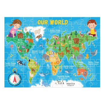 Picture of Παζλ Παγκόσμιος χάρτης 100τεμ.