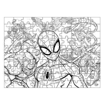 Picture of Παζλ Spiderman Χρωματισμού Φωσφορίζει στο Σκοτάδι 100τεμ.