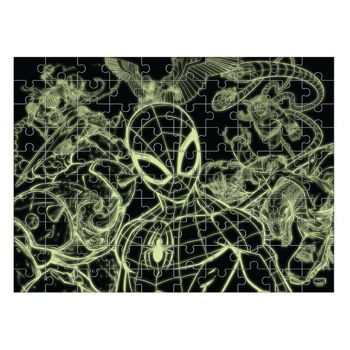 Picture of Παζλ Spiderman Χρωματισμού Φωσφορίζει στο Σκοτάδι 100τεμ.
